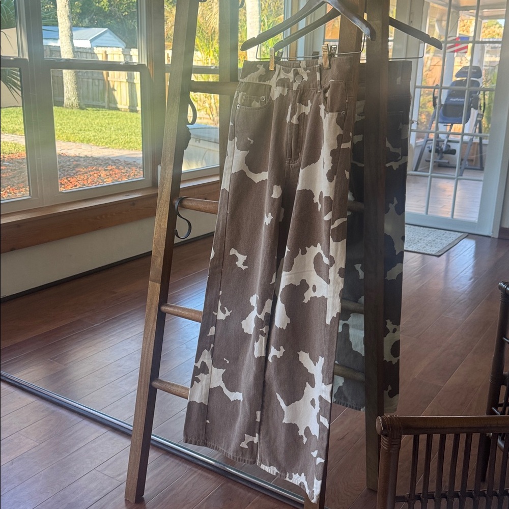 12th Tribe Tan and Cream Camouflage Pants